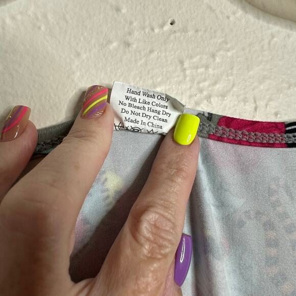 Woman's Nightmare Before Christmas Size 2X Long Tunic Polyester Top - Picture 5 of 8